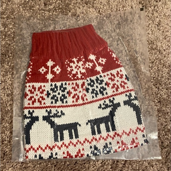 2 Dog Christmas Reindeer Sweater Size Medium - Picture 5 of 5